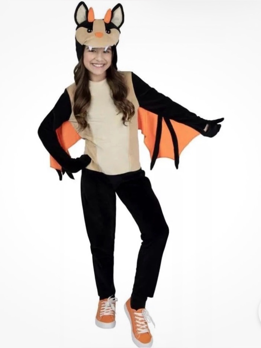 NWOT Jazwares Adopt Me! Bat Dragon Halloween Costume Plush Hooded - Size Large